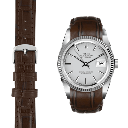 Leather Strap for Vintage Rolex DateJust Watch Everest United Kingdom