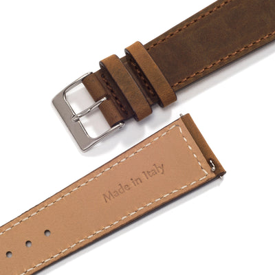 Camel Leather Universal Watch Strap