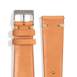 Tan Leather Universal Watch Strap buckle