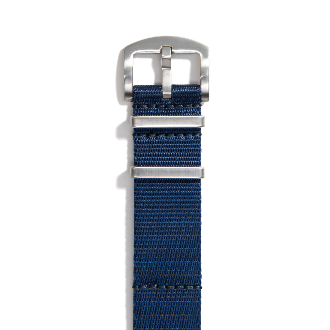 Navy Blue Nylon Watch Band NATO-style buckle