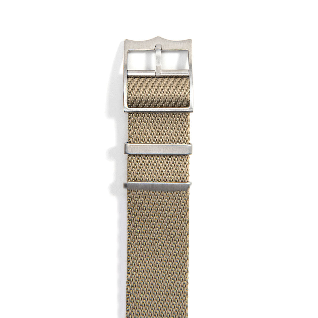 Khaki Single Pass Nylon Watch Band buckle