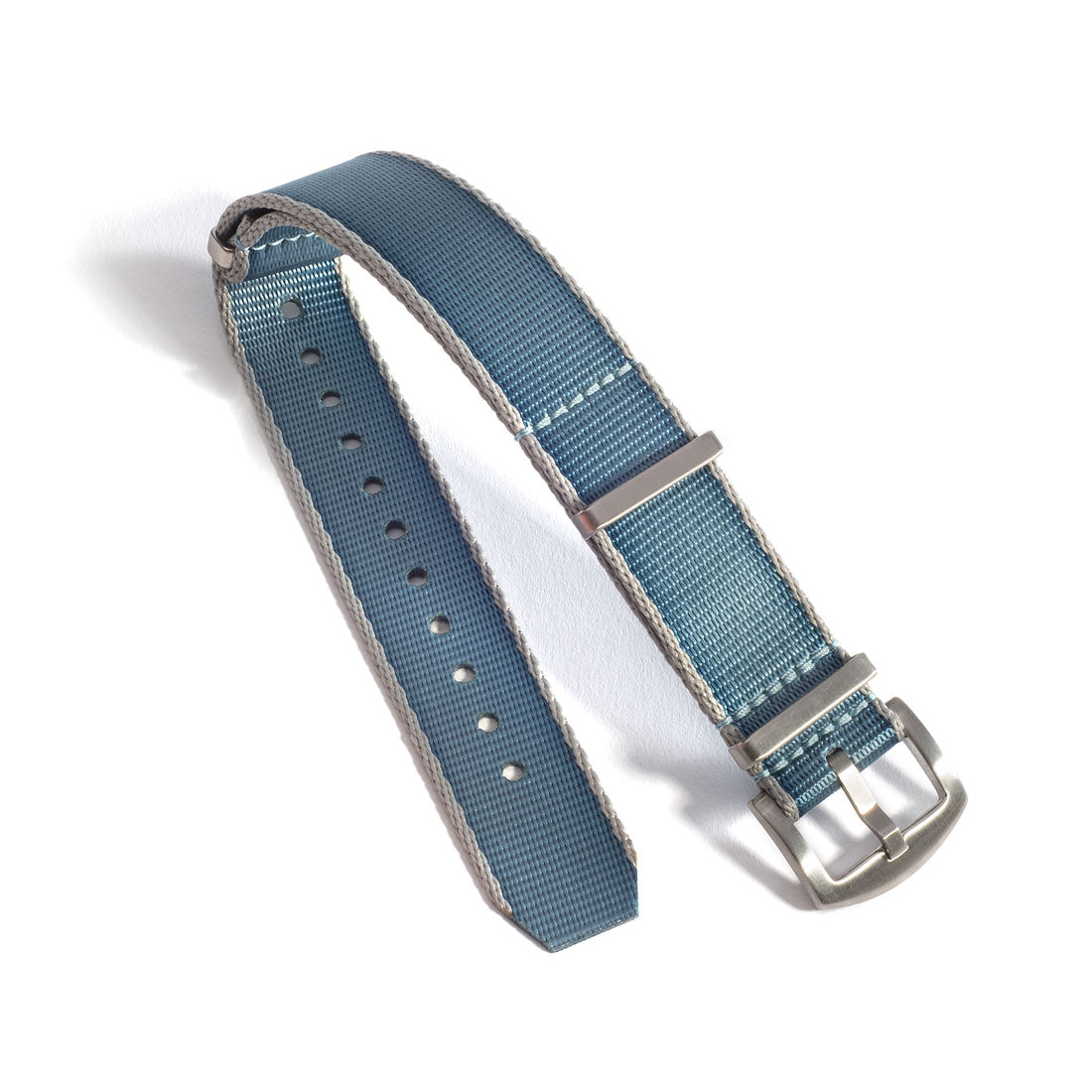 Turquoise Blue NATO-style Nylon Watch Band
