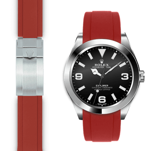 Rolex explorer 1 rubber strap online