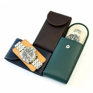 Everest leather watch pouches