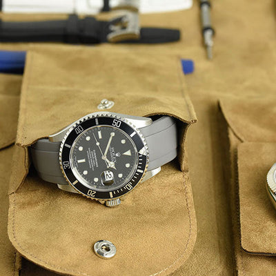 Rolex Submariner on Everest Leather Watch Portfolio